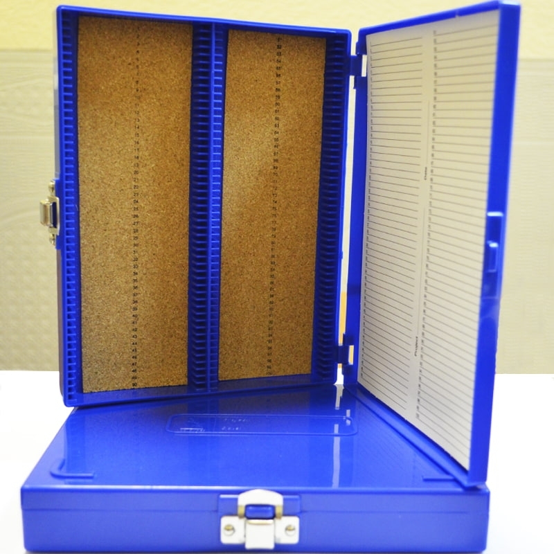 Коробочка для хранения 100 предметных стекол