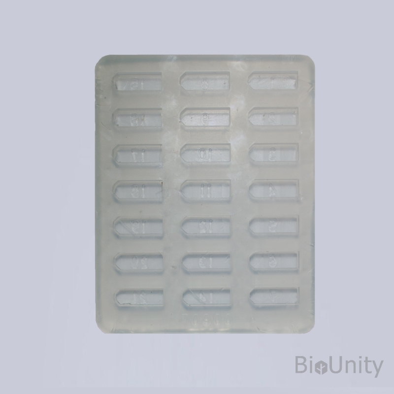 Стандартная плоская форма из прозрачного силикона