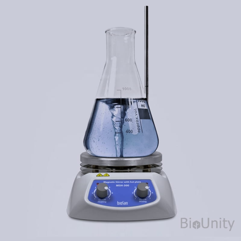 Магнитная мешалка с нагревом, MSH-300