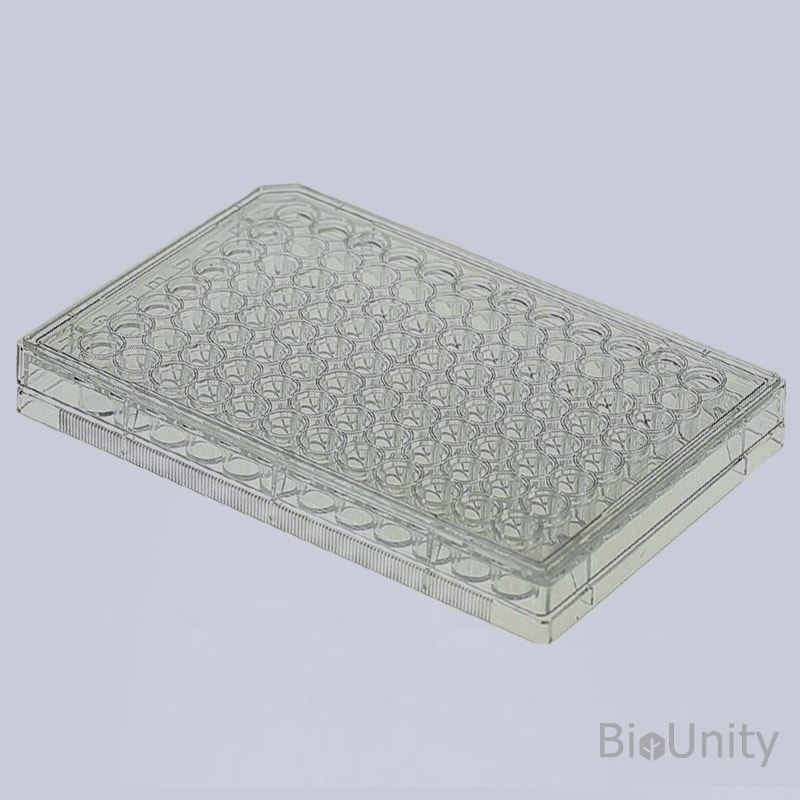 Планшет культуральный 96-луночный, с обработанной поверхностью, для монослойных культур клеток, с крышкой, U-образное дно, стерильный, PS